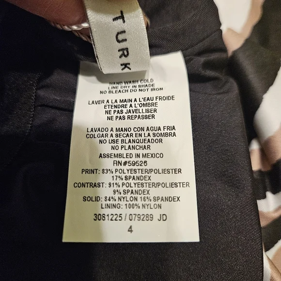 Trina Turk Vivant One Piece Off Shoulder Ruffle Size 4 - Picture 12 of 16